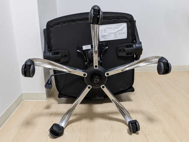 掃除後のキャスターの画像